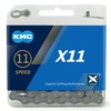 KMC X11 11 Speed Chain, Grey/Grey, 118 Link