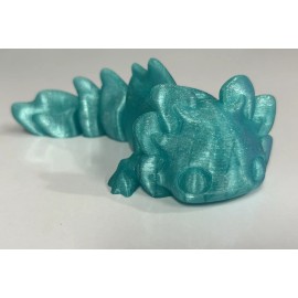 3D Printed Articulated 5” Cute Baby Axolotl Tadpole Fidget Toy