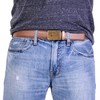 Mission Belt Men's Ratchet Belt - Bronze - Bronze Buckle/Mocha