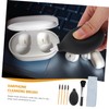 CAXUSD 1set Earphone Cleaning Tool Kit Wiping Cloth Swabs and