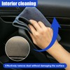 Craedli Grey Suede Microfiber Car Cleaning Cloths, 500GSM Non-Scratch Absorbent
