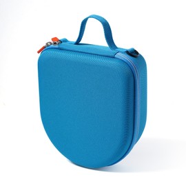 Travel Case for Yoto Mini Player, Protective Storage Organizer with Shoulder Strap, Fits Headphones and Yoto Cards (Blue)