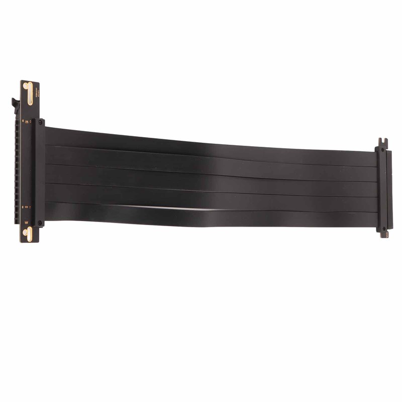 PCIE 4.0 X16 Riser Cable High Speed Flexible 90 Degree