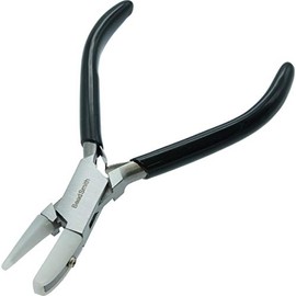 Nylon Jaw Half Flat Nose Half Round Jewelers Pliers