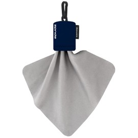 SPUDZ Ultra | Microfiber Cloth Screen Cleaner and Lens Cleaner | Closable Bottom | Navy Blue | 6 x 6 Inches