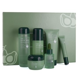 Avocado Skin Care Set, Skincare Gifts Kits For Hydrating Skin, Facial Kit For Women With Facial Cleanser, Serum, Face Cream, Eye Cream, Travel Skincare Set.(4 Pieces)
