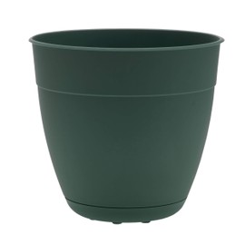 Bloem Dayton Recycled Ocean Plastic Planter (DAY1255), Turtle Green, 12"