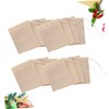 KICHOUSE 300pcs Drawstring Tea Bag Empty Pouch for Loose Leaf