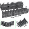10Packs 9.84 Ft Bird Deterrent Spikes Strips Bird Spikes for