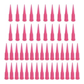 PATIKIL Blunt Tip Tapered Dispensing Needle 20G, 50 Pcs Plastic Tapered Pinhead Blunt End Liquid Dispenser Fill Needle for Refilling Liquid Inks Adhesives Glue, Pink