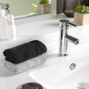 Douceur d'Intérieur, Tendresse Guest Towel (30 x 50 cm) Black