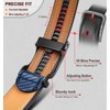 KEMISANT Men's Belt 2 Pack Nontrimmable- Adjustable Ratchet Belt For
