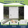 Yaocom Key Lock Mailboxes for Outside Locking Wall Mount Mailbox