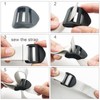 JEESHAN 6PCS 25mm Ladder Lock Slider Buckle Plastic Ladder Buckles