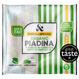 Crosta & Mollica Organic Piadina, 4 x 75g