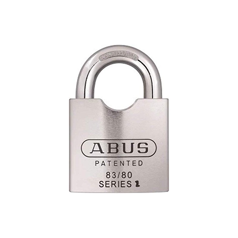 ABUS 83/80 300 Schlage Rekeyable Chrome Plated Brass Padlock, Zero
