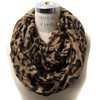 Leopard Infinity Scarves (Brown)