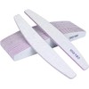 12 Pcs Professional Nail Files 100/180 Grit Double Sided Half
