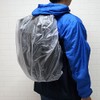 Rucksack Cover Translucent Medium Size Made in Japan