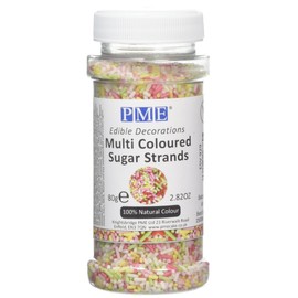 PME PME Multi Coloured Sugar Strands 80 g