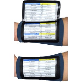Sports Unlimited Adult Triple Wrist Coach (Single) for Football, Baseball, All Sports - Color Navy