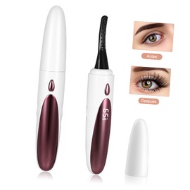Eyelash Curler (white) Hair Roller Hair Curlers Eyelash Curlers Eyelashes Electric Curler Eye Lash Curler Heated Lash Curler Eyelash Curler Surface Abs Heating