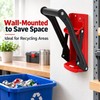 16 oz Wall-Mounted Can Crusher for Recycling – Manual Aluminum