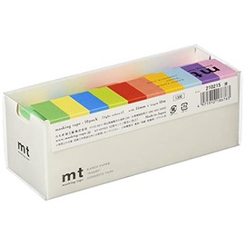 MT Washi MT10P003 Juego cintas adhesivas, colores brillantes, 10 unidades