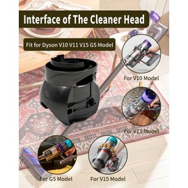 100W High Torque Cleaner Head Connector Replacement Parts Fit for Dyson V10 V11 V15 G5 Vacuum Cleaner