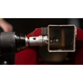 Starrett Tungsten Carbide Tipped Hole Saw - SM18 Sheet Metal Cutter With Arbor & Pilot Drill Bit - For Drilling Stainless Steel Aluminum Alloy - 18MM