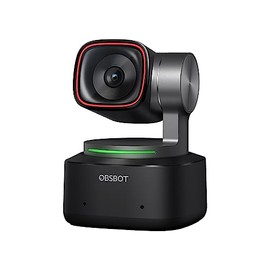 OBSBOT Tiny 2 Webcam 4K PTZ, AI-Powered Tracking & Auto Framing, 4K Webcam with Voice Control, Gesture Control, 60 FPS, HDR Low-Light Correction, Web 
