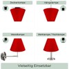 Wogati® Premium Lampshade, E14/E27, Cotton, Various Sizes and Colours, Colour: