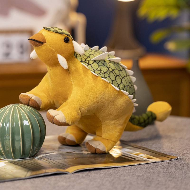 Soft Dinosaur Toy Realistic Stress Reduction Stuffed Dinosaur Doll for