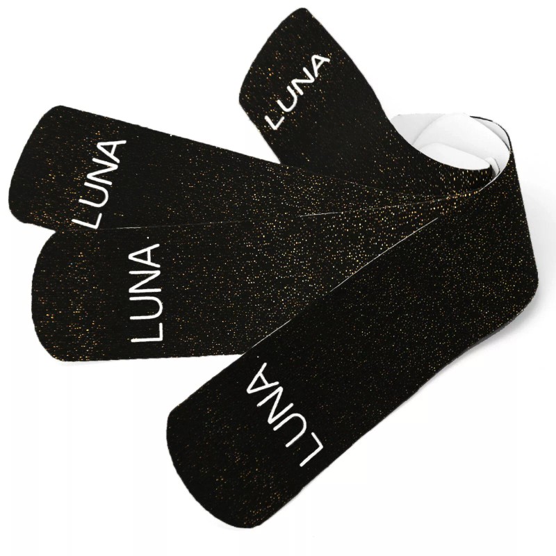 Luna Body Kinesiology Pro Tape Strips (20 Pre-cut Roll, 10"