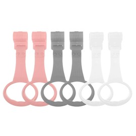 Toyvian 6 Uds. De Anillos para Tirar hacia Arriba para Bebé Anillos para Cama De Bebé Accesorios para Bolígrafo Juguetes para Colocar De Pie para Bebés Y Niños Pequeños