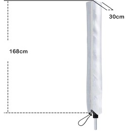 Protective Cover for Rotary Airer, Waterproof Rotary Airer Protective Cover, Tear-Resistant Oxford Fabric, Universal Cover for Clothes Iron, Protection for Rotary Airer with Zip and Drawstring,