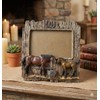 Comfy Hour 7.48" x 7.75" Double Horse Figurine Photo Frame,