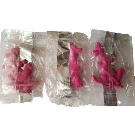 Post Cereal 1991 Pebbles 2.75" PVC Dino Sports Figure Toys Set