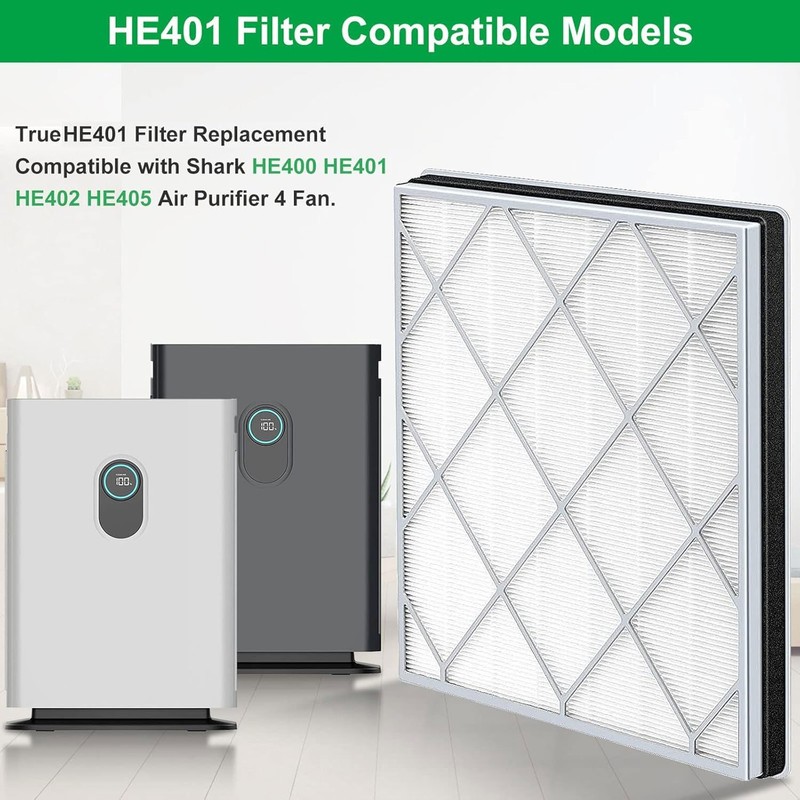 NXBHG HE401 Filter Replace for Shark Air Purifier 4 Replacement,