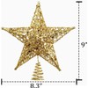 Christmas Tree Star Topper, Christmas Tree Topper Glitter 5-Point Star