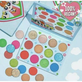 COLOURPOP THE POWERPUFF GIRLS PRESSED POWDER PALETTE X COLOURPOP NEW WITH BOX.