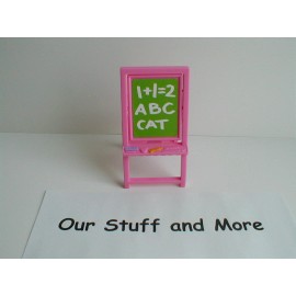 Fisher-Price FISHER PRICE LOVING FAMILY DOLLHOUSE ART/PRETEND CHALKBOARD FLIP EASEL-BRAND NEW