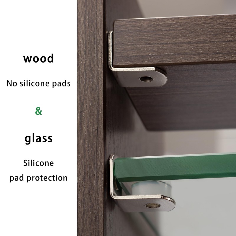 Keenkee 5mm 1/4 Inch Cabinet Shelf Support Pegs Metal Shelving