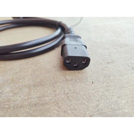 Unbranded Power Cord NEMA 5-15P To C13 3ft 3in For Electronics