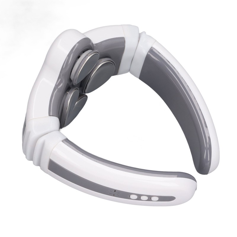 4 Heads Electric Pulse Neck Massager Intelligent 3D USB Charging