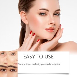 Colored Clay CC Undereye Corrector,Color Corrector for Dark Circles with Brush,Under Eye Concealer, Conceal Hydrating Dark Circles (1PCS-Natural)