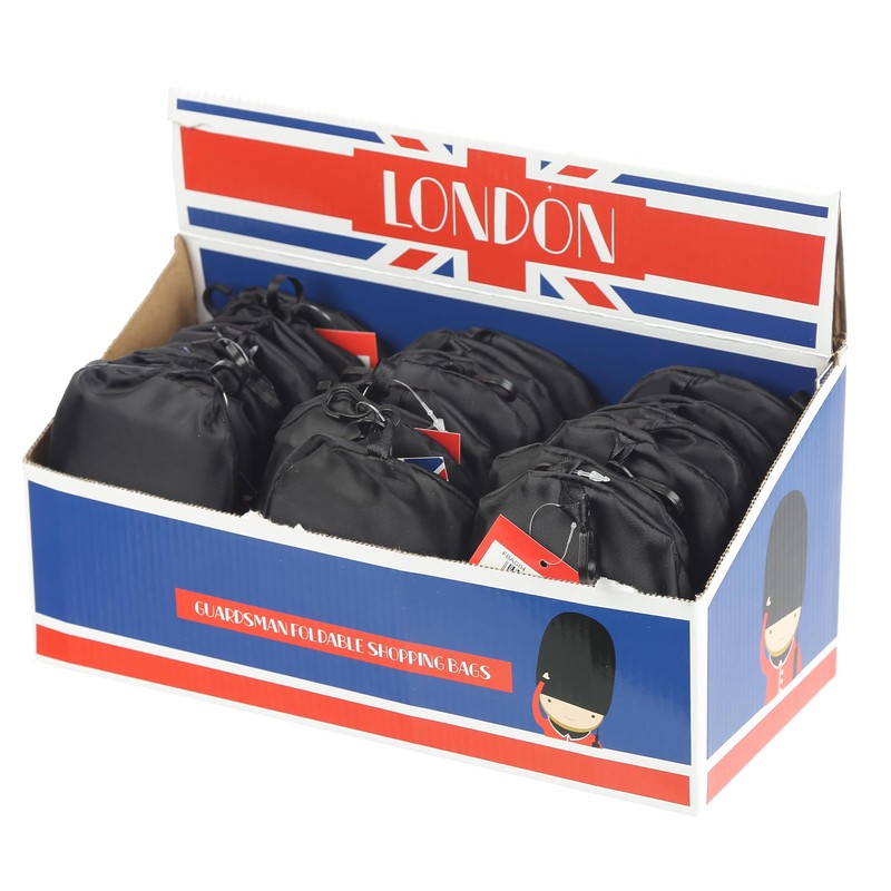 Puckator Foldable Reusable Shopping Bag - London Souvenir Guardsman Design