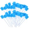 Healifty 100pcs Hisopos Oral Desechable Cuidado Esponjas Diente Limpieza Boca