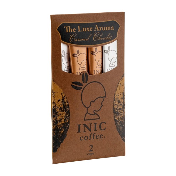 INIC coffee Luxe Aroma Caramel x Chocolat 2 Cups, Sweet