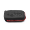 WFMJ Leather Smart 4 Buttons Key Fob Case Cover Chain